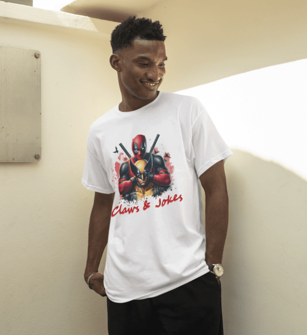 Claws-and-Jokes-Deadpool-and-Wolverine-T-Shirt-mockup