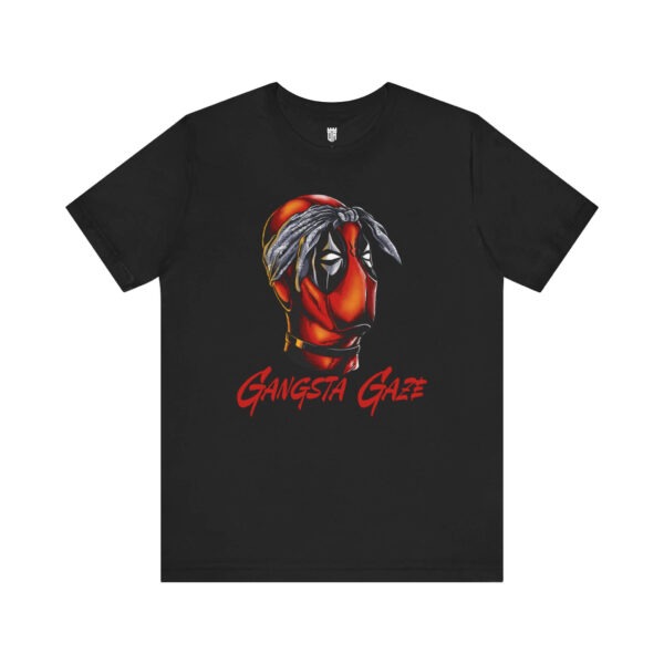 Gangsta-Gaze-Deadpool-T-Shirt-Front-Black