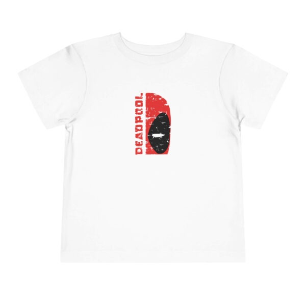 Masked-Mayhem-Deadpool-Toddler-T-Shirt-Front-White