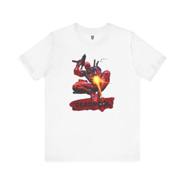 Mid-Air-Mercenary-Deadpool-T-Shirt-Front-White