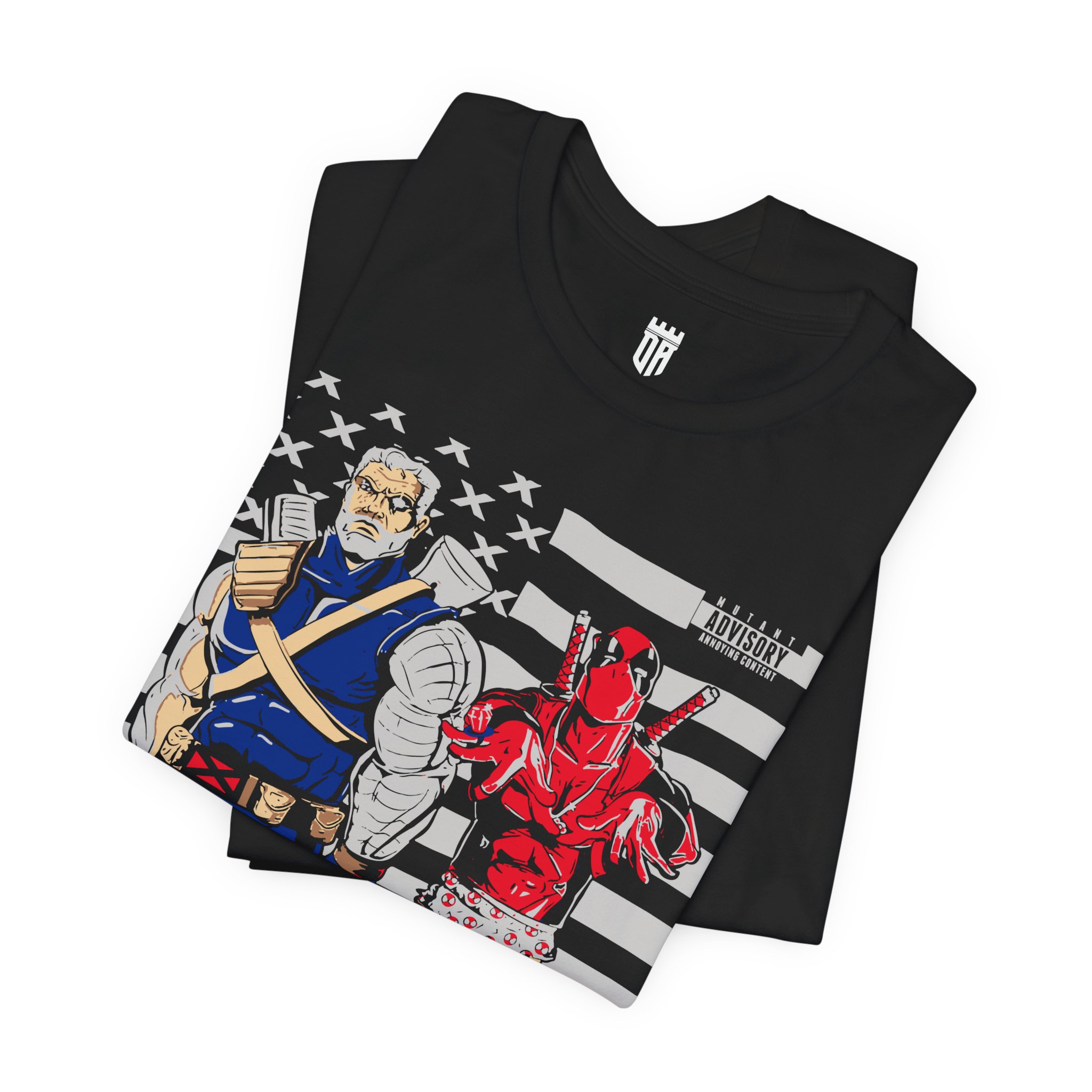 deadpool-and-cable-t-shirt-folded-black